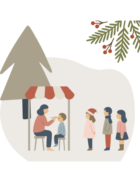 Animation : Maquillage de Noël | FONLABOUR