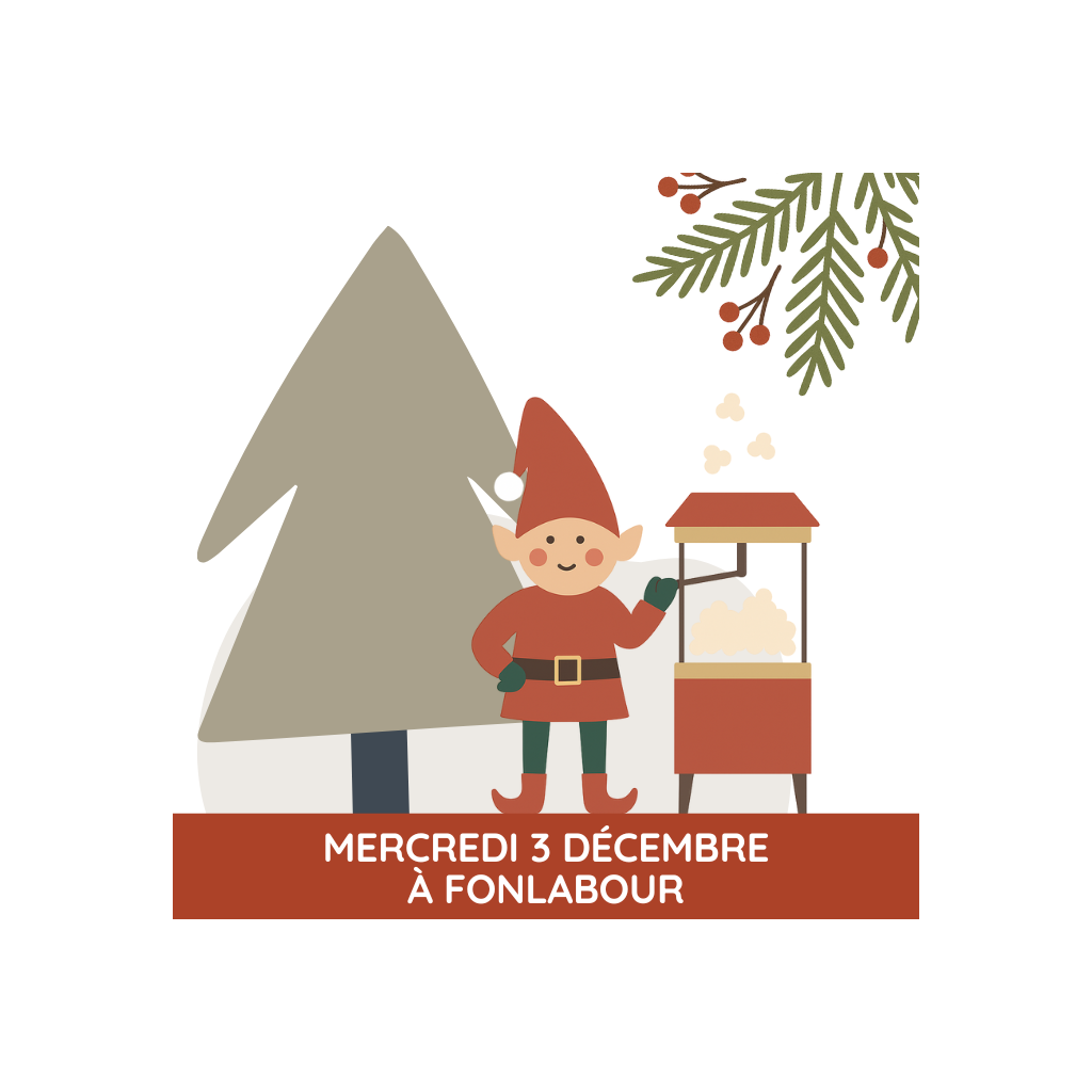 Animation : Lutin et sa machine à pop-corn | FONLABOUR