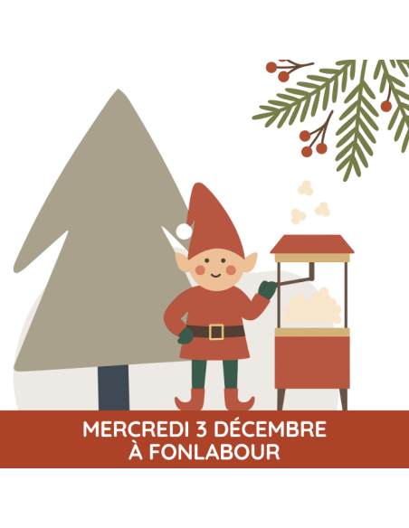 Animation : Lutin et sa machine à pop-corn | FONLABOUR