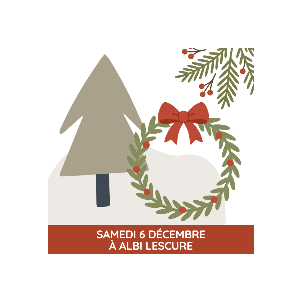 Atelier : Couronne de Noël naturelle | ALBI LESCURE
