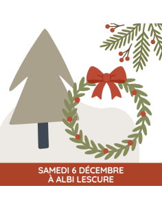 Atelier : Couronne de Noël naturelle | ALBI LESCURE