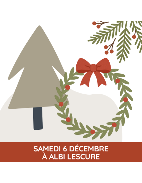 Atelier : Couronne de Noël naturelle | ALBI LESCURE