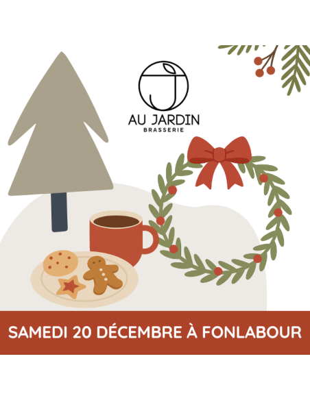 Atelier : Couronne de Noël fleurie | FONLABOUR