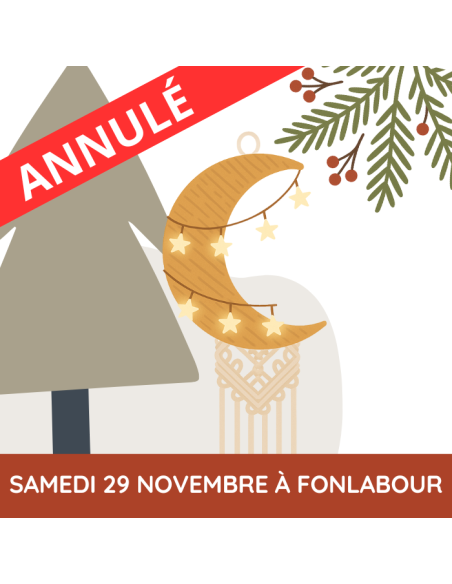 Atelier : Lune en macramé | FONLABOUR
