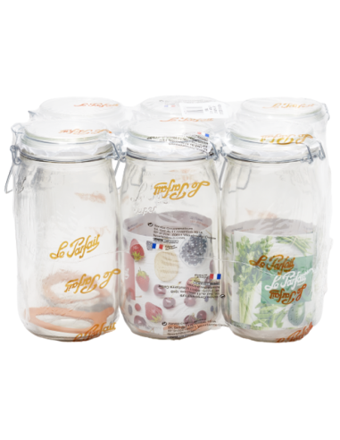 BOCAL LE PARFAIT 1,5L - Lot de 6