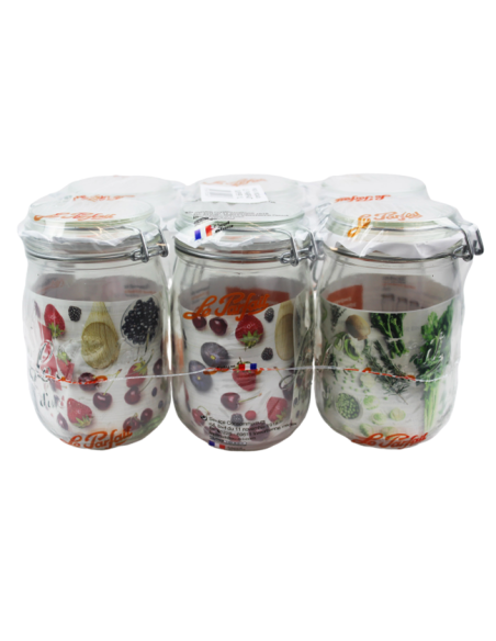 BOCAL LE PARFAIT 1L - Lot de 6