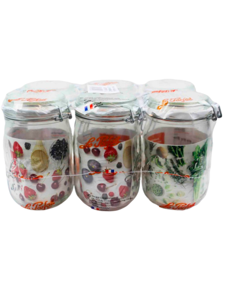 BOCAL LE PARFAIT 0,75L - Lot de 6